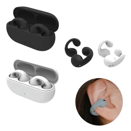 Fone De Ouvido Ambie Sound Earcuffs Condução De Ossos Sem Fio Bluetooth Auriculares TWS Earbuds-Techo Pro