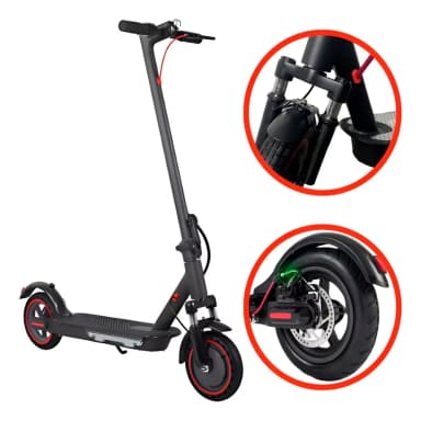 Patinete Elétrico Adultos 500w Profissional Até 150Kg Com Conexão APP Bluetooth Freios a Disco E Luz LED de Sinalização
